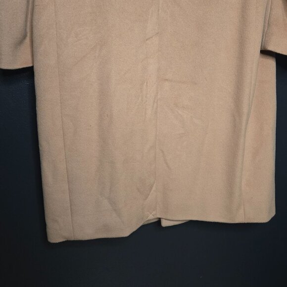 Bert Pulitzer Mens Camel Wool Cashmere Blend Overcoat R50 Trench Coat Old Money - Picture 14 of 16